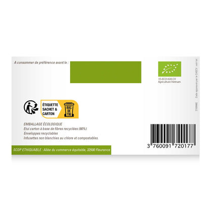 Thé Vert Menthe Vietnam Bio ETHIQUABLE