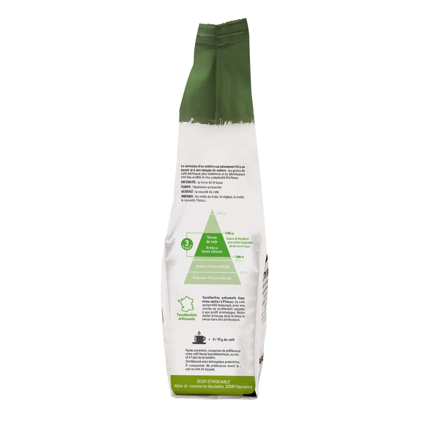 Pure Arabica Ground Coffee Ecuador Organic ETHIQUABLE