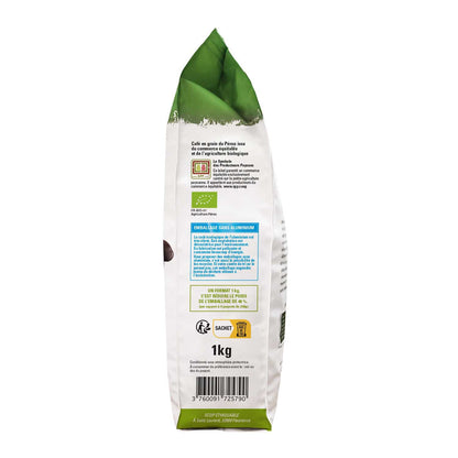 Café en Grains Pur Arabica Pérou Bio ETHIQUABLE