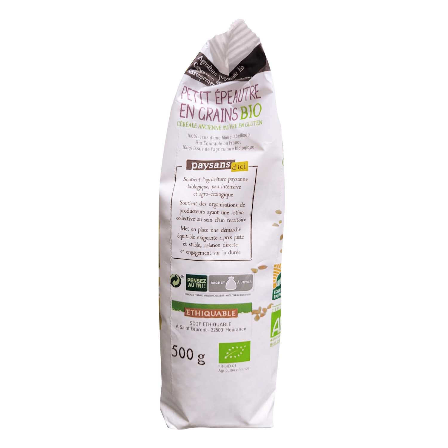 Epeautre en grains de Gascogne Bio PAYSANS D'ICI 