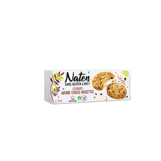 Cookies Chocolat Noisettes Sans Gluten Bio NATEN