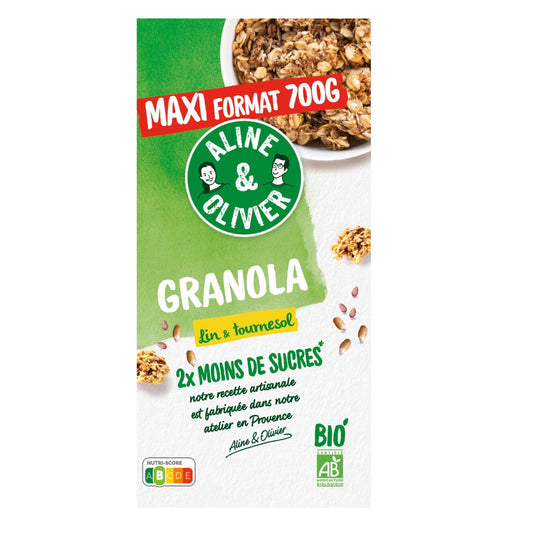 Granola lin et tournesol bio A&O 