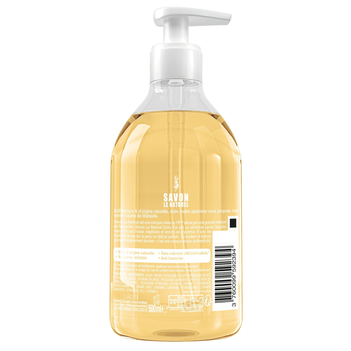 Extra Pure Liquid Marseille Soap SAVON LE NATUREL