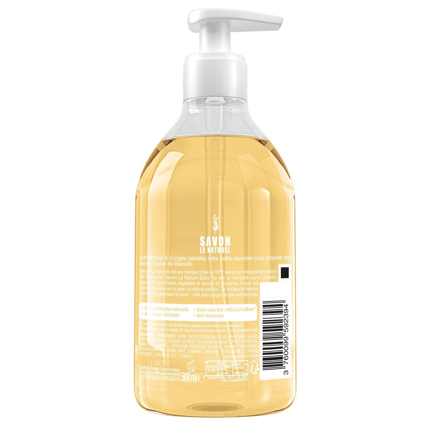 Extra Pure Liquid Marseille Soap SAVON LE NATUREL