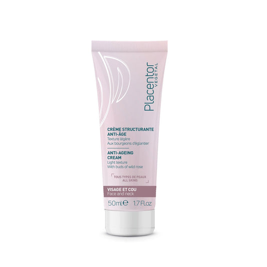 Crème Structurante Anti-Âge Visage et Cou PLACENTOR le tube de 50 ml