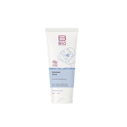 Crème Visage Toutes Peaux Exfoliante aux Noyaux d'Abricots BCOMBIO le tube de 75 mL