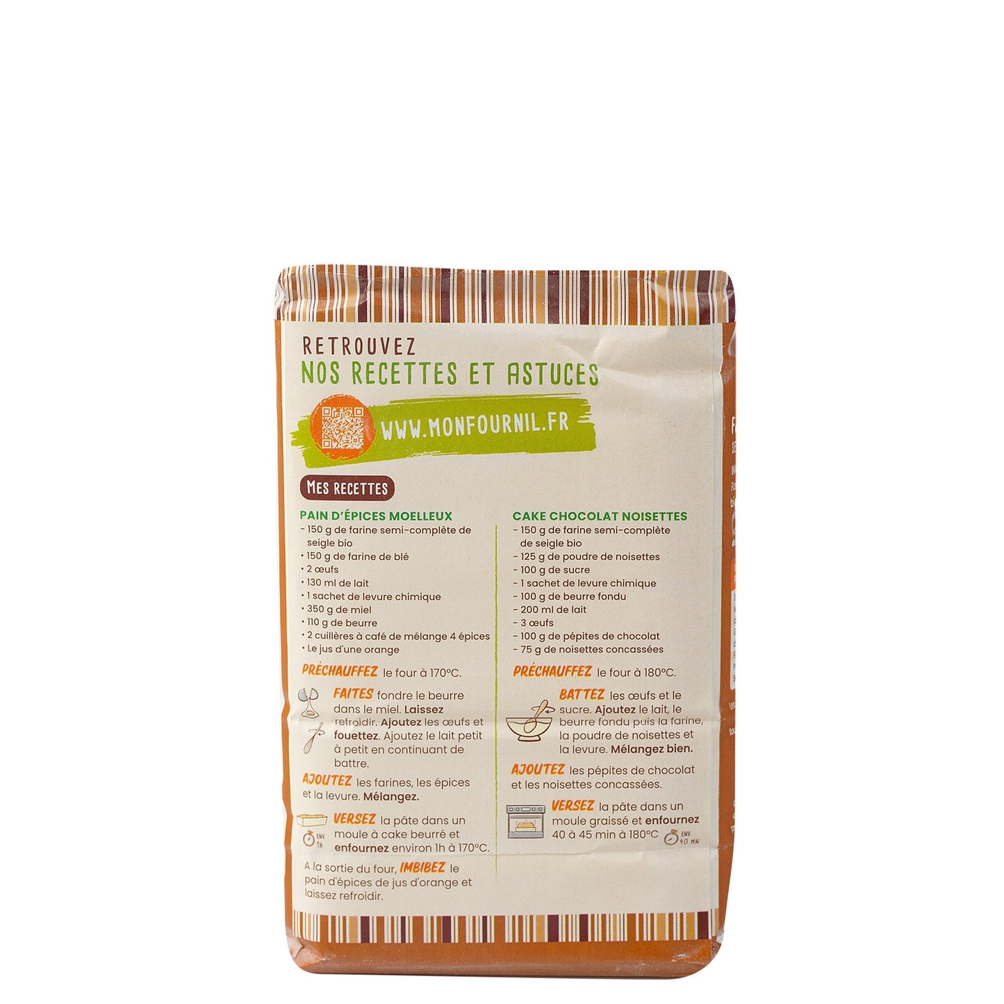 Farine semi-complète seigle Bio MON FOURNIL 