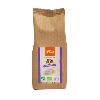 Farine Complète de Riz Sans Gluten Bio MON FOURNIL