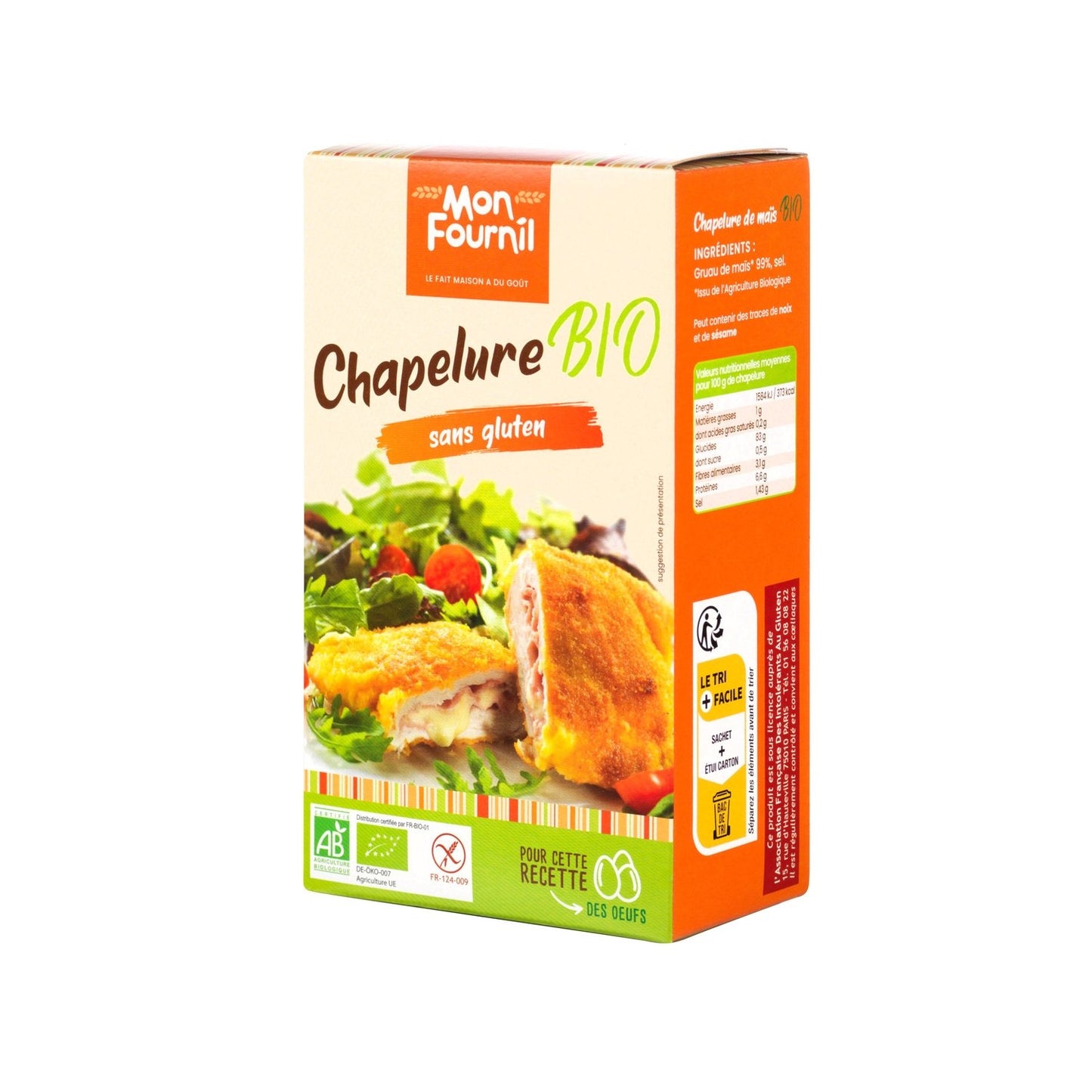 Chapelure Bio Sans Gluten MON FOURNIL