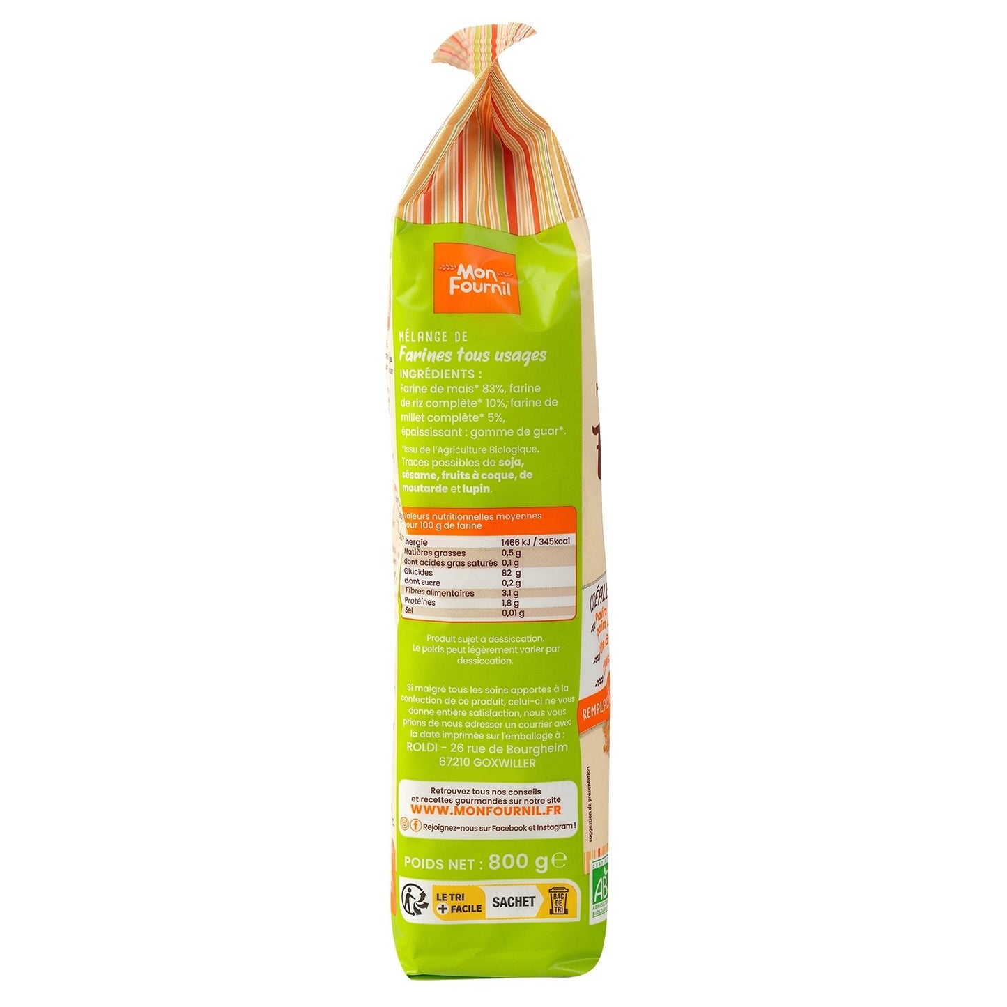 Mélange de Farines Tous Usages Sans Gluten Bio MON FOURNIL