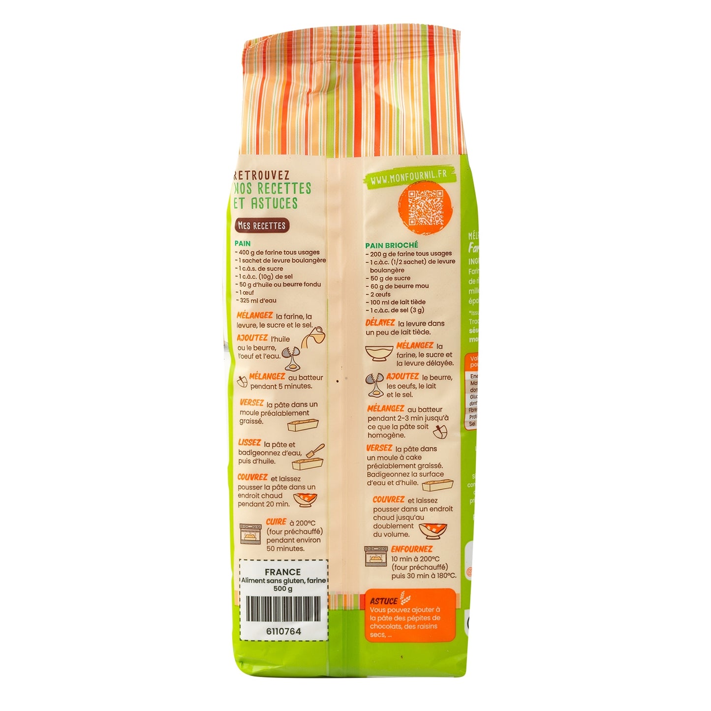 Mélange de Farines Tous Usages Sans Gluten Bio MON FOURNIL