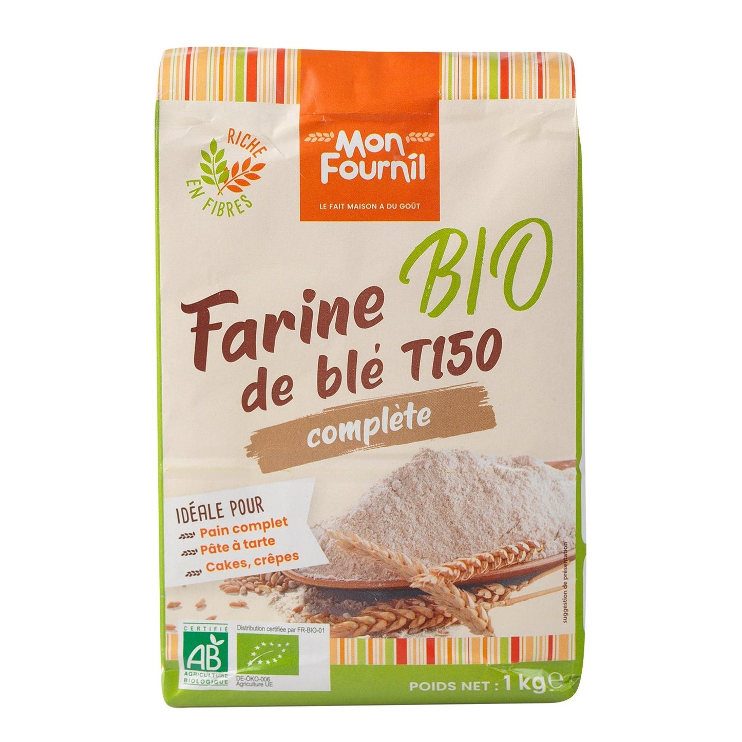 Farine de Blé Complet T150 Bio MON FOURNIL