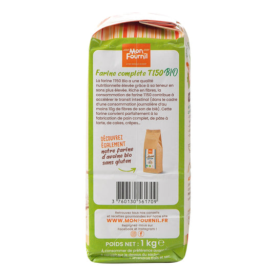 Farine de Blé Complet T150 Bio MON FOURNIL