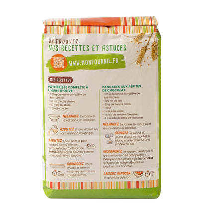 Farine de Blé Complet T150 Bio MON FOURNIL