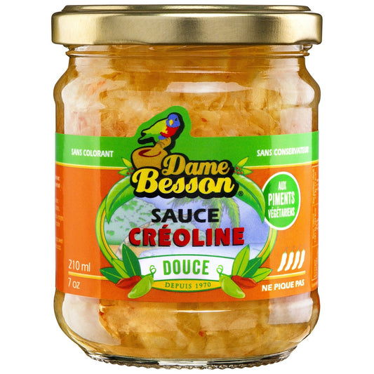 Sauce Créoline Douce DAME BESSON le pot de 21cL