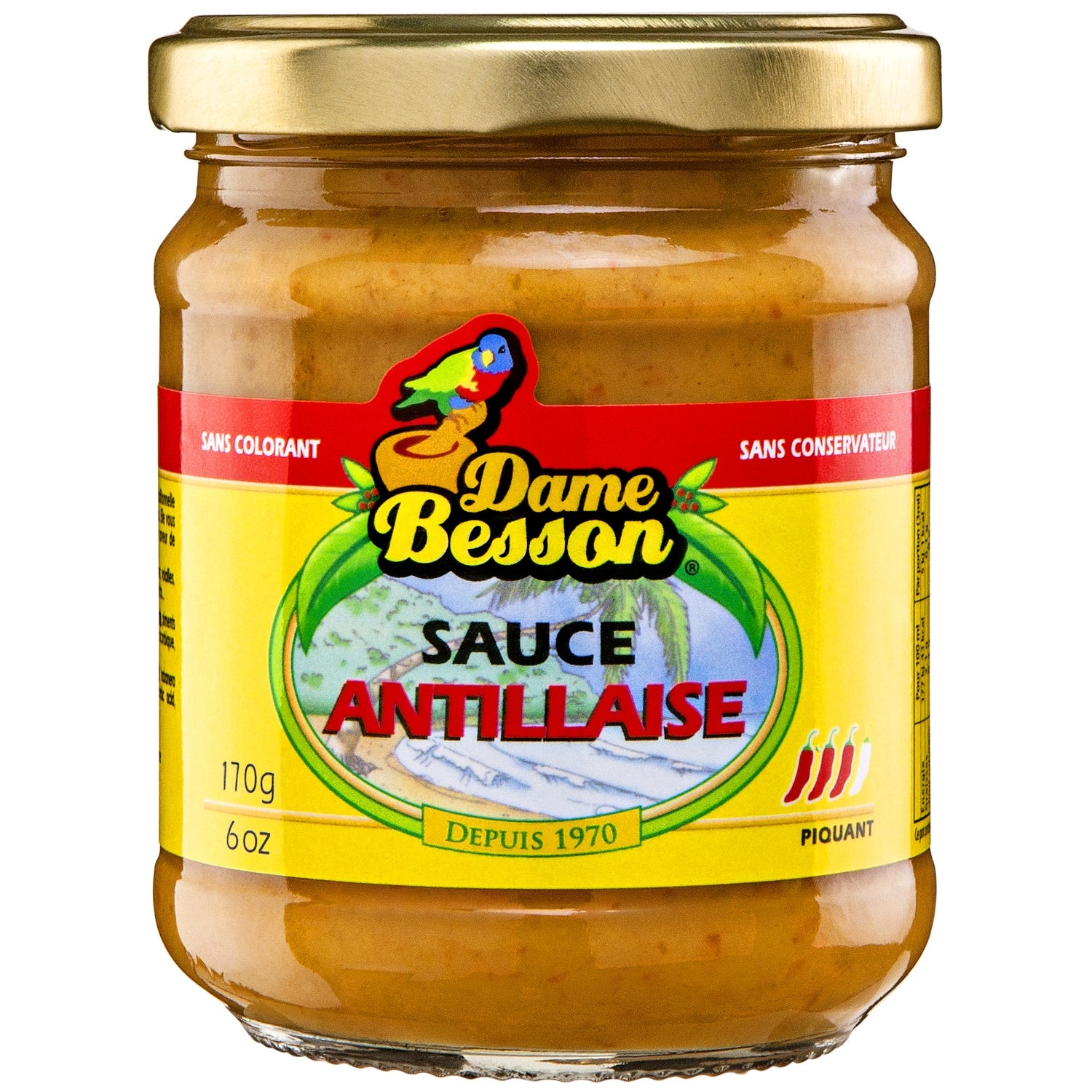 Sauce antillaise DAME BESSON 