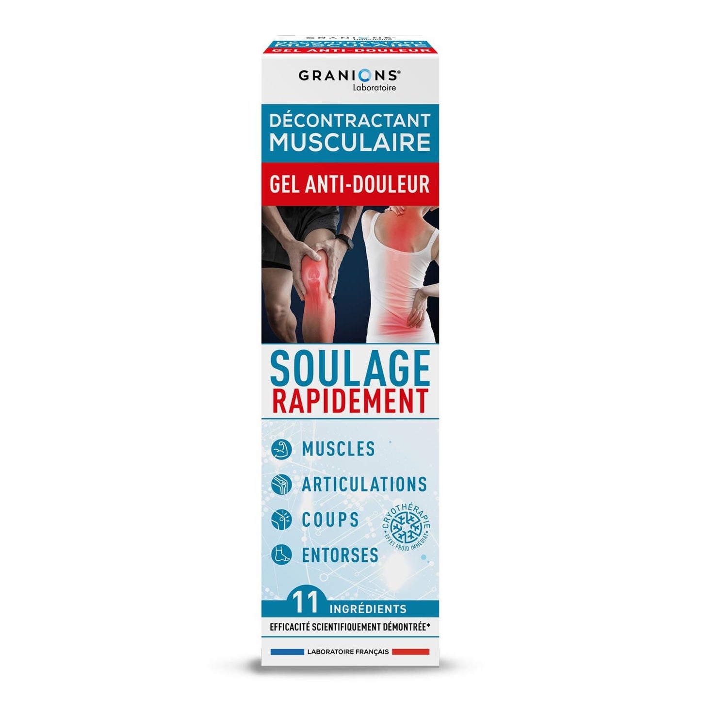 Complément alimentaire Anti-Douleur Décontractant Musculaire Soulage Rapidement GRANIONS 