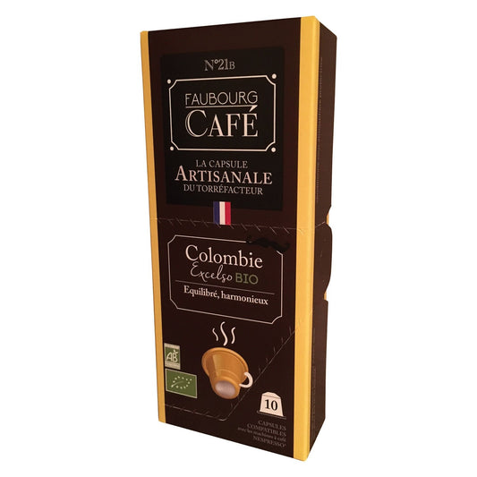 Coffee Capsules Compatible with Nespresso Colombia Excelso Bio UNBRANDED