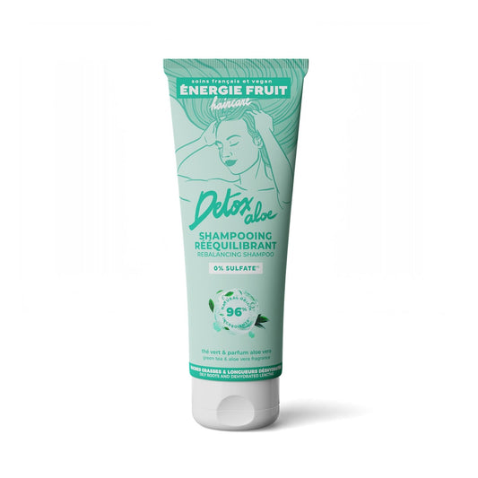 Shampoing Détox Cheveux Gras Aloe Vera et Thé Vert ENERGIE FRUIT le flacon de 250mL