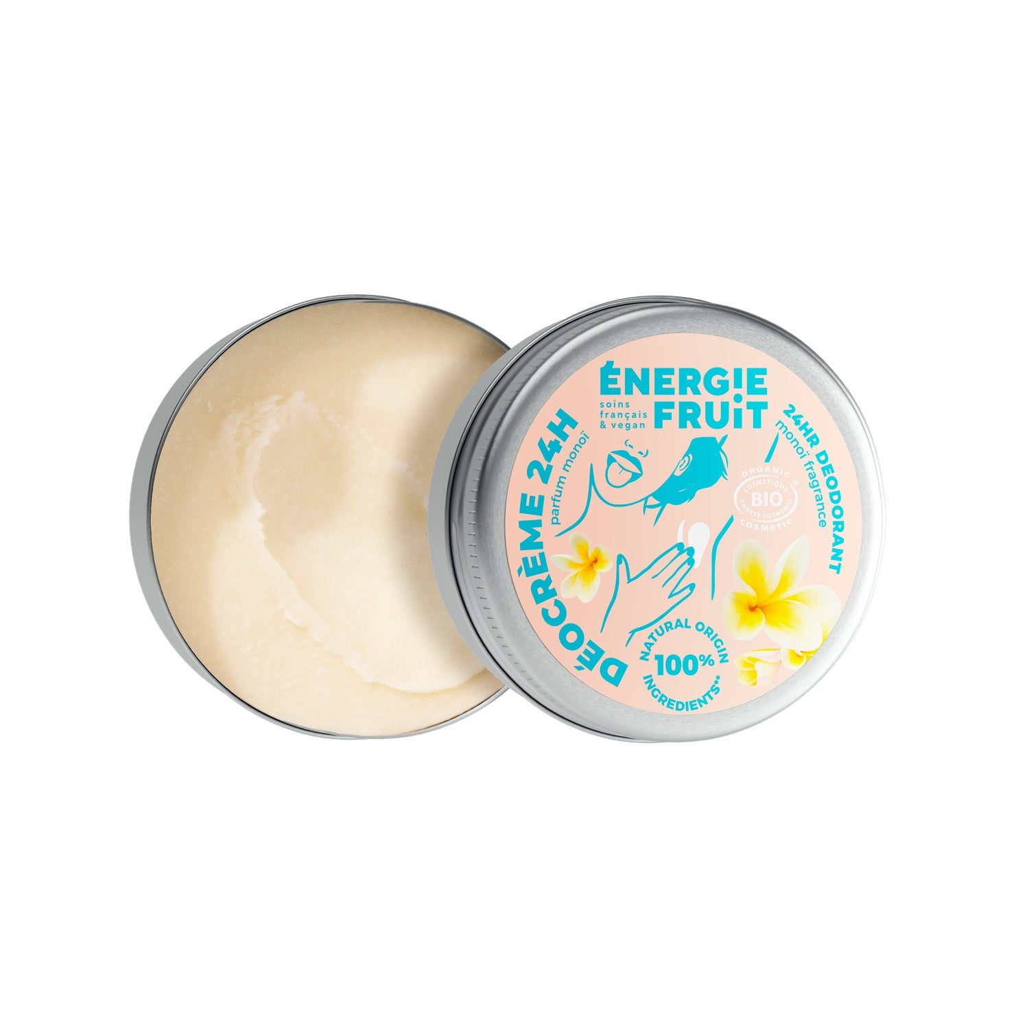 Déodorant crème 48H Monoï Bio ENERGIE FRUIT 