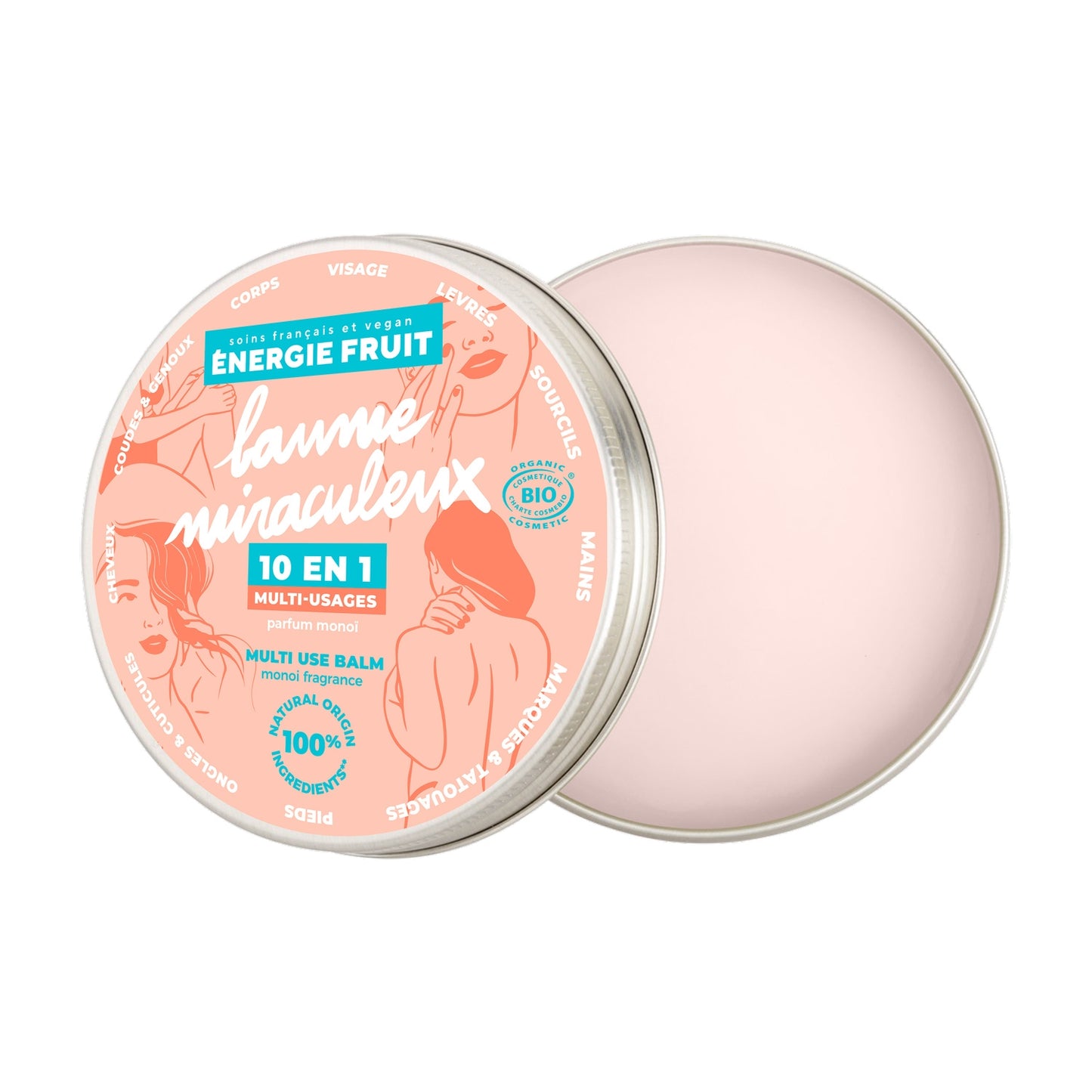 Baume Multi-Usages Corps Visage Lèvres au Monoï ENERGIE FRUIT 