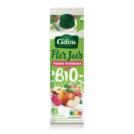 CIDOU Organic Apple Raspberry Fruit Juice