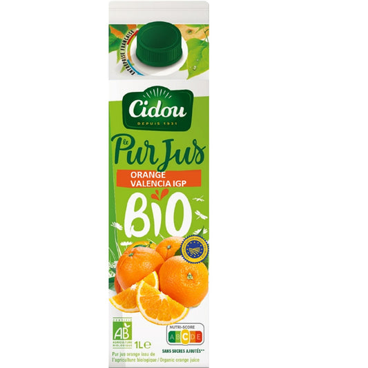 Orange Juice PGI Valencia Organic CIDOU