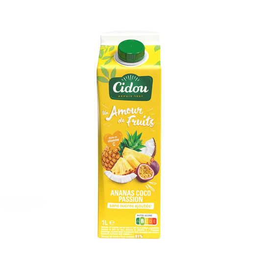 Pineapple Coconut Passion Fruit Juice CIDOU