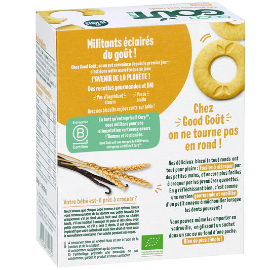 GOOD GOUT Organic Vanilla Baby Biscuits from 10 Months
