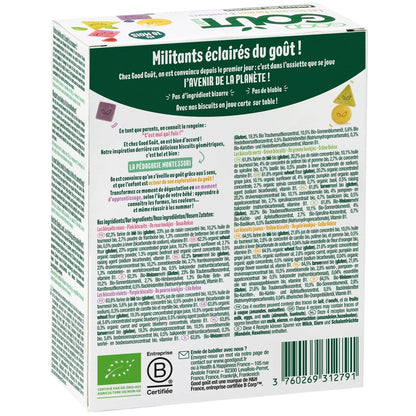 Biscuits Bébé Dès 10 Mois Biscuits Forme et Couleurs Bio GOOD GOUT