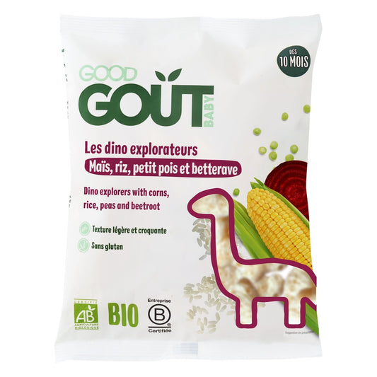 Baby Rice from 10 Months Corn Peas and Beetroot Gluten Free Organic GOOD GOUT