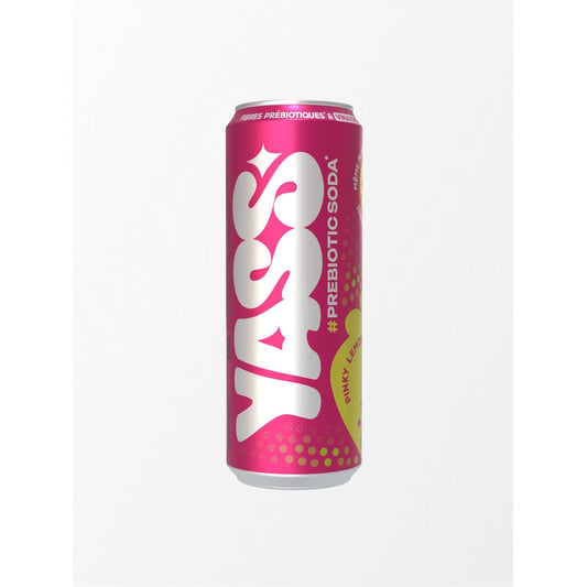 Soda Saveur Fraise et Citron Pink YASS la canette de 33cL