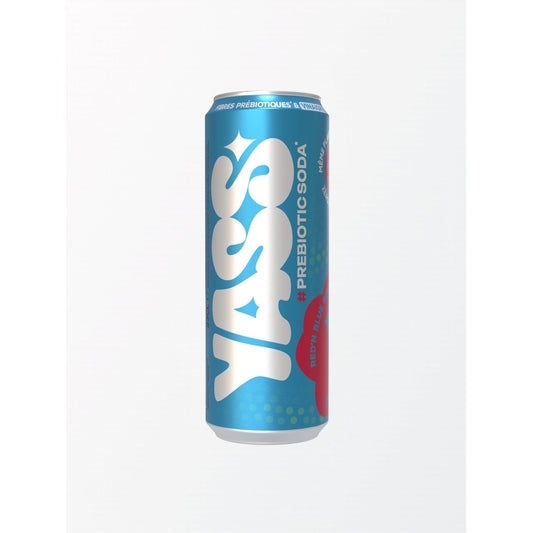 Soda Saveur Fruits Rouges et Myrtille YASS la canette de 33cL