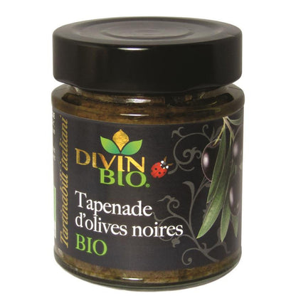 Tapenade d'Olives Noires DIVIN BIO