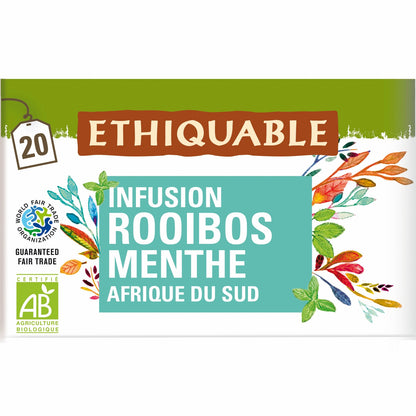 Infusion menthe sans théine ETHIQUABLE 