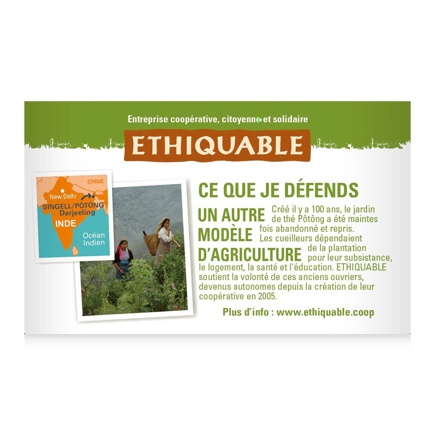 Thé Oolong Himalaya Bio ETHIQUABLE