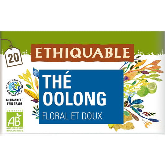 Thé Oolong Himalaya Bio ETHIQUABLE la boite de 20 sachets