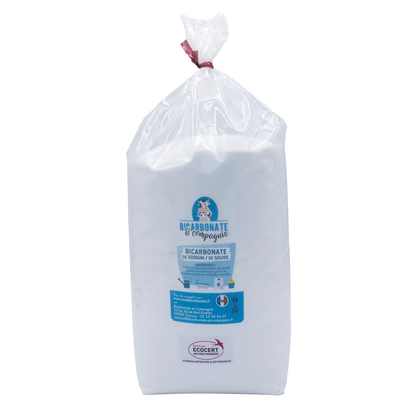 Bicarbonate de soude Alimentaire Granulométrie Élevée Ecocert BICARBONATE & COMPAGNIE 