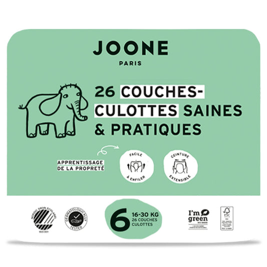 Couches-Culottes Taille 6 16-30kg JOONE le pack de 26 couches culottes