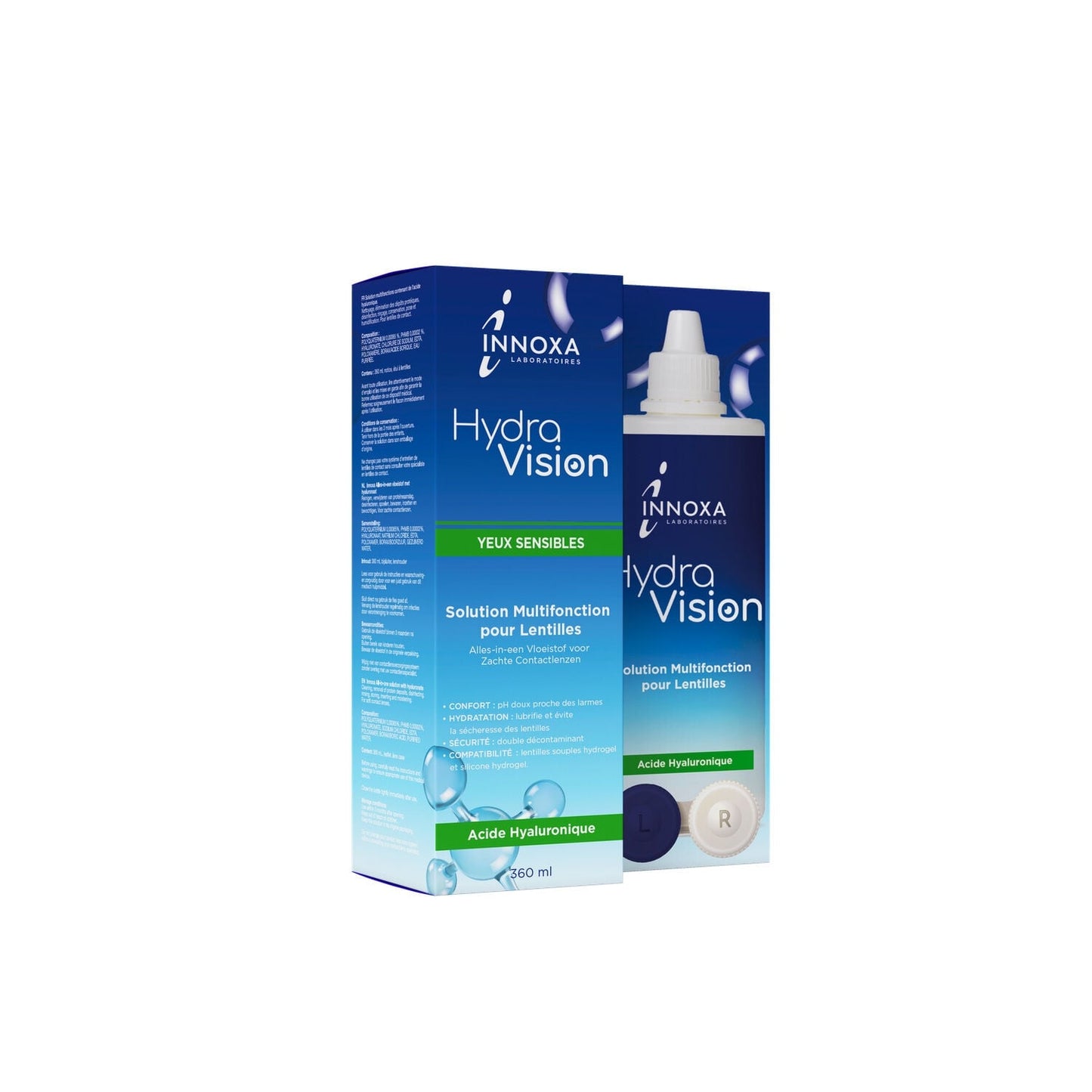 Solution lentilles Multi-fonction Hydra Vision Yeux Sensibles INNOXA 