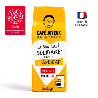 Café Moulu Intensité 8 Pérou CAFE JOYEUX 