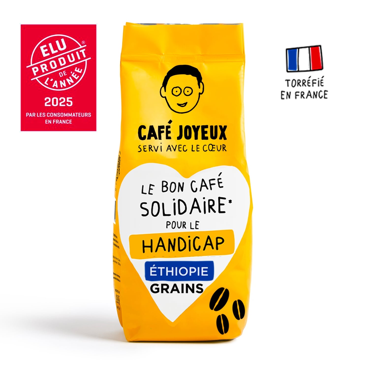 Café en Grains Intensité 10 Ethiopie CAFE JOYEUX 