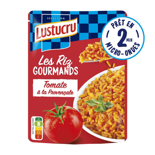 Riz Micro-Ondes Express à la Tomate LUSTUCRU le paquet de 220g