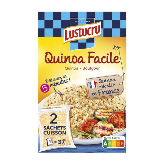 Quinoa Facile Boulgour LUSTUCRU la boite de 2 sacahets de 300g