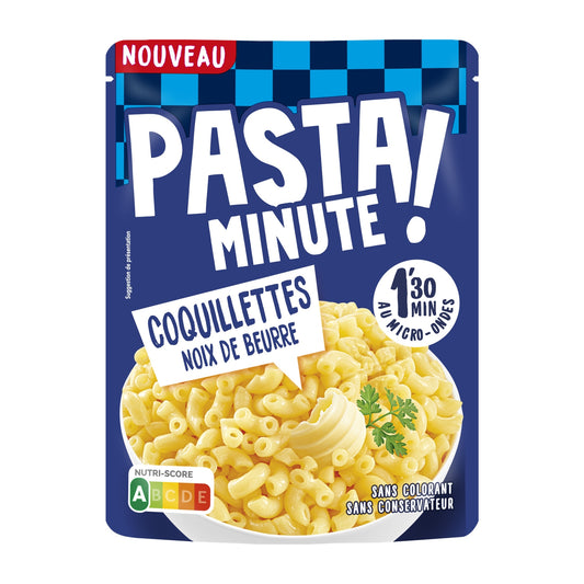 Pasta Minute Pâtes Coquillettes Nature LUSTUCRU 