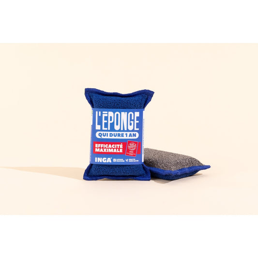 INGA Blue Washable Scourer Sponge
