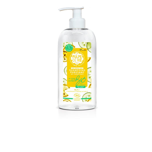 Purifying Shampoo for Oily Hair with Organic Lemon and Cucumber PULPE DE VIE