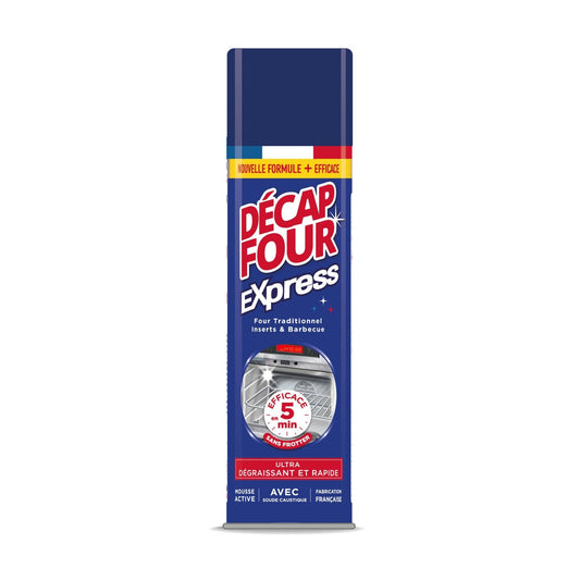 Nettoyant Aérosol Express Four Graisses Brûlées Mousse Active DECAP'FOUR la bombe de 500mL