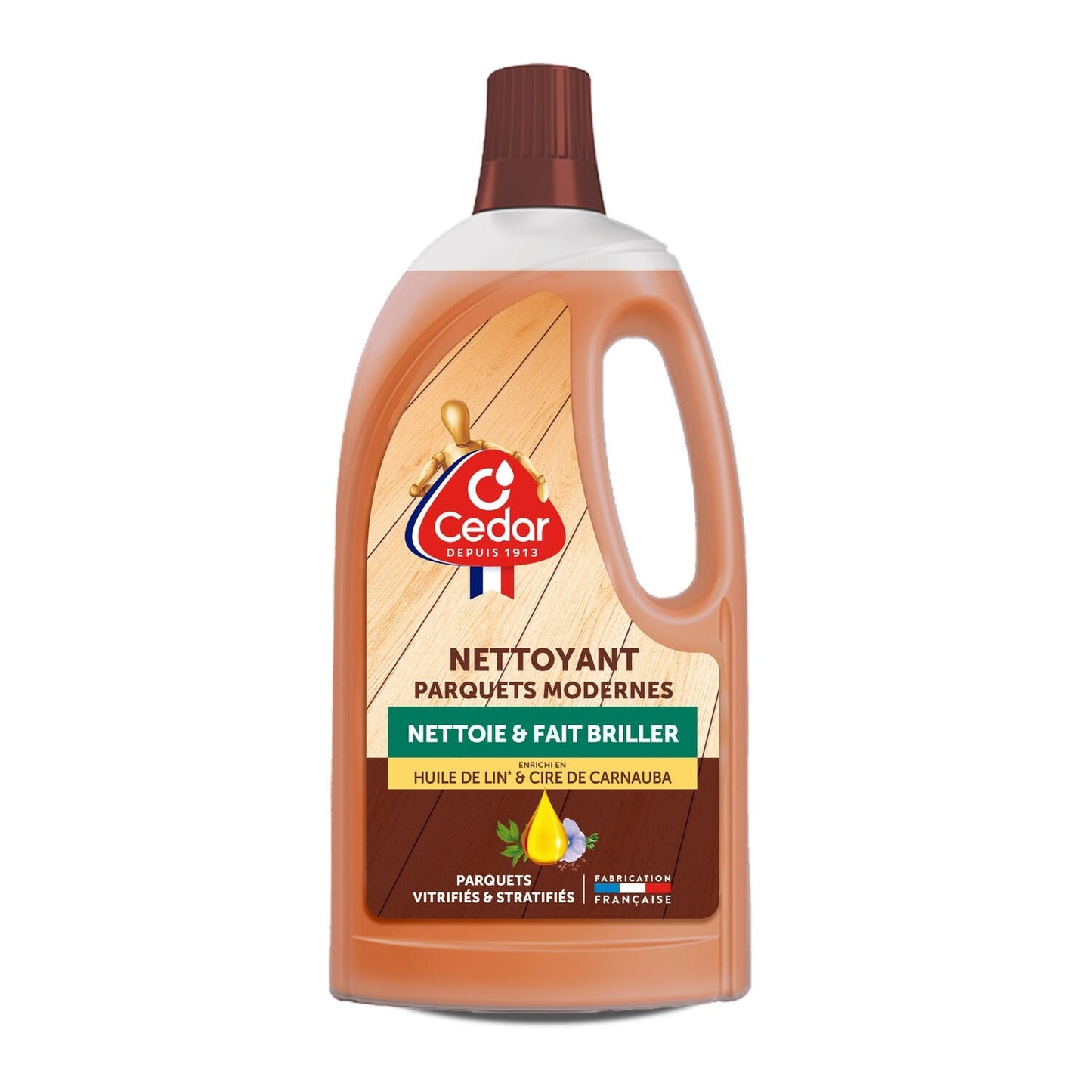 Nettoyant Parquets Modernes Huile de Lin et Cire de Carnauba O'CEDAR 