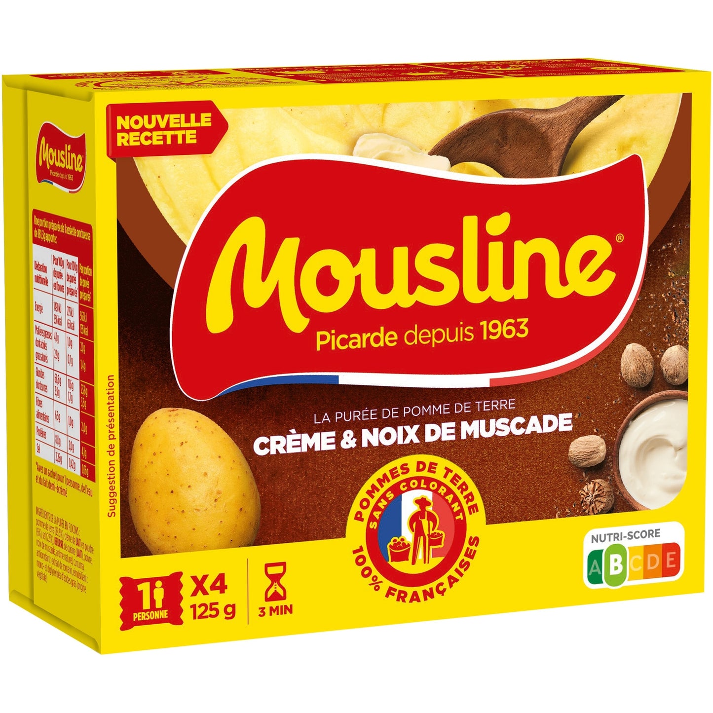 Purée Crème et Noix de Muscade MOUSLINE